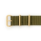 Bracelet Nato Doré Olive